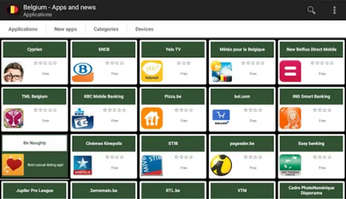 Belgian apps and games android App screenshot 4